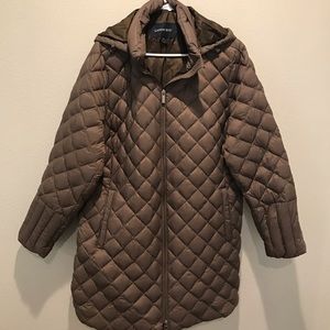 Quilted light winter coat